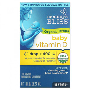 Витамин D для новорожденных (Vitamin D drops. Organic baby)