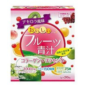 Аодзиру с коллагеном и плацентой, со вкусом фруктов, 20 пак. — beauty-напиток для молодости, со вкусом фруктов.