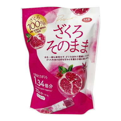 Гранатовое желе, из целых гранатов, 1 пакетик (20 г x 20 пакетиков), корейский гранат,