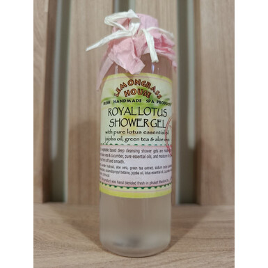LEMONGRASS HOUSE, Гель для душа с эфирным маслом лотоса, с маслом жожоба, экстрактами зелёного чая и алоэ вера, 120 мл