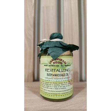 LEMONGRASS HOUSE, Оздоравливающее масло для тела и массажа «Revitalizing» с эфирными маслами лемонграсса и помело, 120 мл