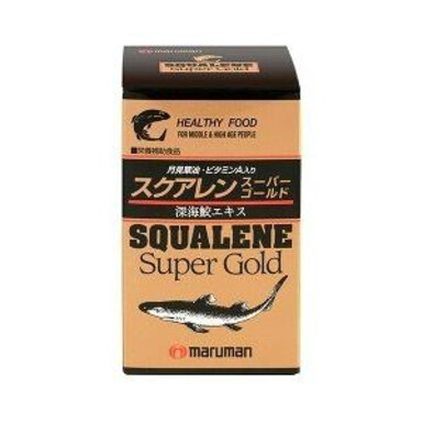 MARUMAN, Сквален Супер Голд, 300 таблеток — БАД со скваленом из печени глубоководной акулы