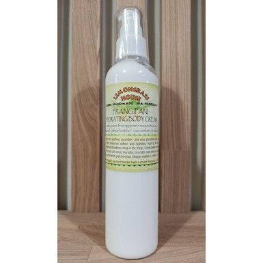 LEMONGRASS HOUSE, Увлажняющий крем для тела FRANGIPANI - с эфирным маслом франжипани, 260 мл